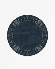 Avery Midnight Blue Rug by Architectural Digest