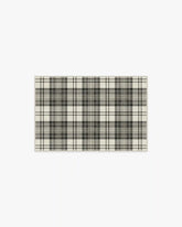 Dress Stewart Tartan Black & Ivory Rug