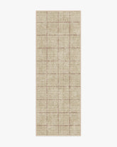 Glen Plaid Camel & Burgundy Rug