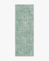 Glen Plaid Green & Gold Rug