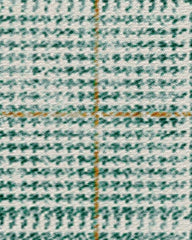 Glen Plaid Green & Gold Rug