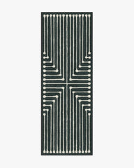 Inkdrop Charcoal Rug by Jonathan Adler