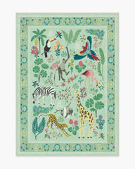 Jingle Jungle Sage Rug by Iris Apfel