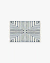 Inkdrop Slate Blue Rug by Jonathan Adler