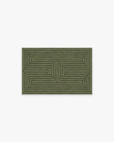 Labyrinth Fern Green Rug by Jonathan Adler