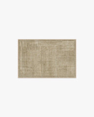 Linear Oasis Warm Taupe Rug