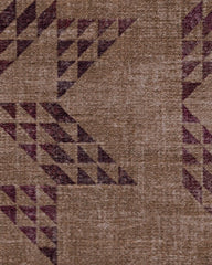 Louisa Brown & Burgundy Rug