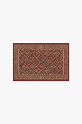 Bellflowers Amber Red Rug by Morris & Co.