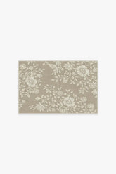 Mallow Flower Natural Stone Rug by Morris & Co.