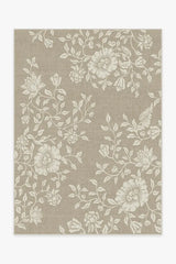 Mallow Flower Natural Stone Rug by Morris & Co.
