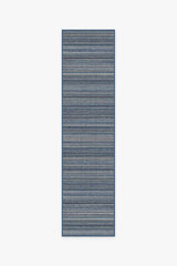 Multi Stripe Blue Rug