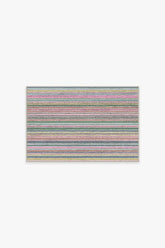 Multi Stripe Polychrome Rug