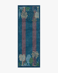 Palmistry Pinstripe Blue Rug by Jungalow