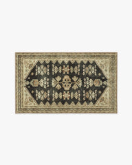 Pradera Tan & Soft Black Rug