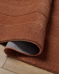 Ryder Terracotta Plush Rug