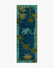 Sabal Blue & Teal Rug by Jungalow