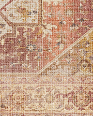 Santiago Coral & Gold Rug
