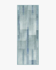Solar Drift Silver Blue Rug