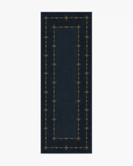 Sparkle Border Dark Navy Rug