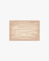 Striated Border Neutral Rug