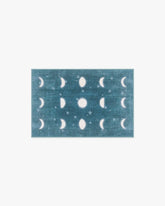 To The Moon And Back Soft Teal Rug by Humberto Leon