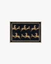 Zebras Black & Natural Rug by Scalamandré