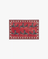 Zebras Red Rug by Scalamandré