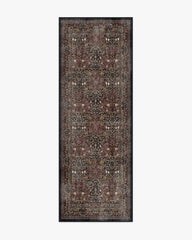 Blackthorn Charcoal & Amber Rug by Morris & Co.