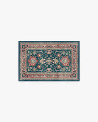 Calabria Navy & Cayenne Rug
