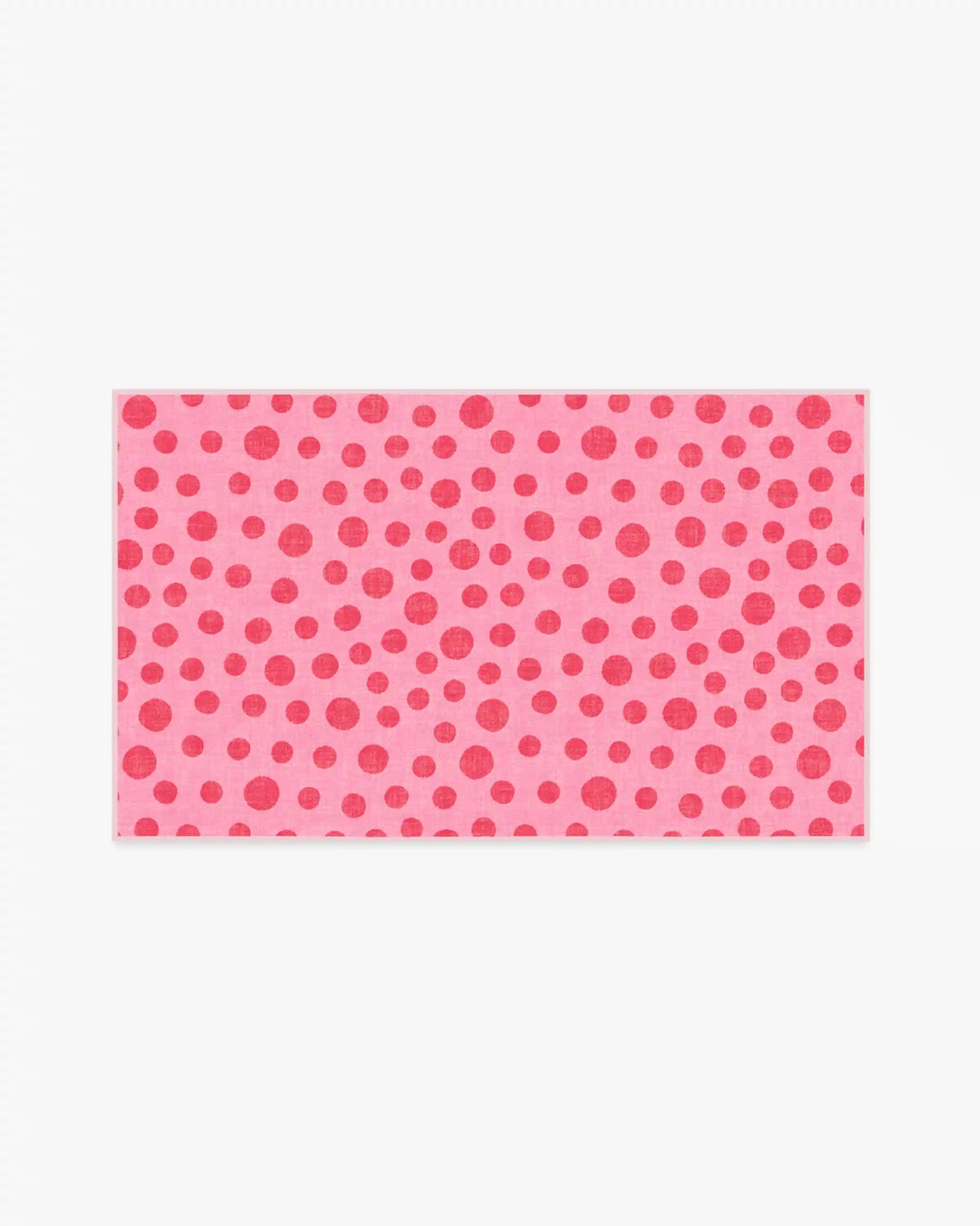 Dancing Dots Pink & Red Rug
