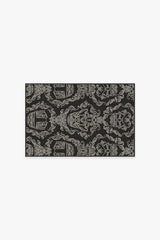 Dark Side Damask Charcoal Rug
