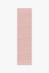 Dot Border Pink Rug