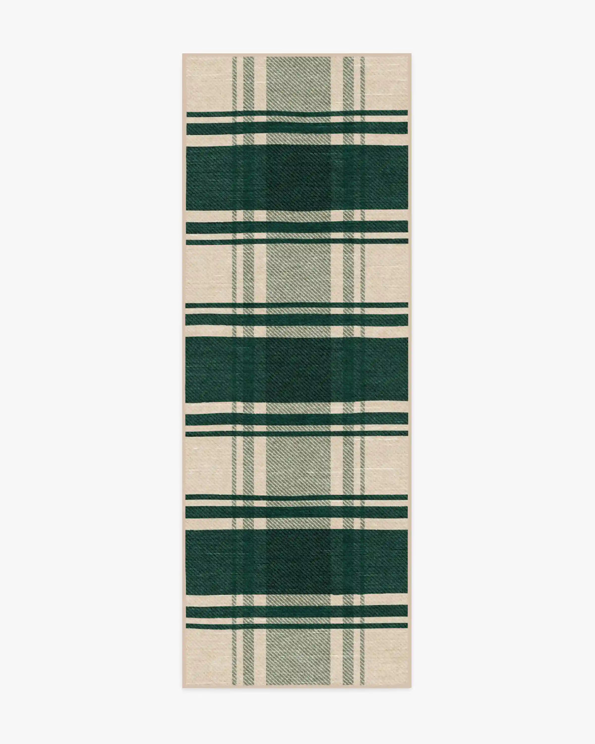 Easton Plaid Green Rug