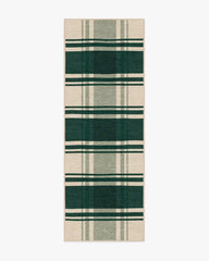 Easton Plaid Green Rug