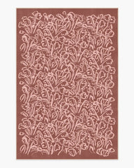 Ensikukat Rust Rug by Marimekko