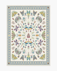 Flutterby Ivory Rug by Iris Apfel