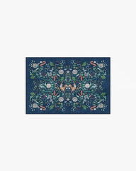 Foxglove Forest Blue Multicolor Rug
