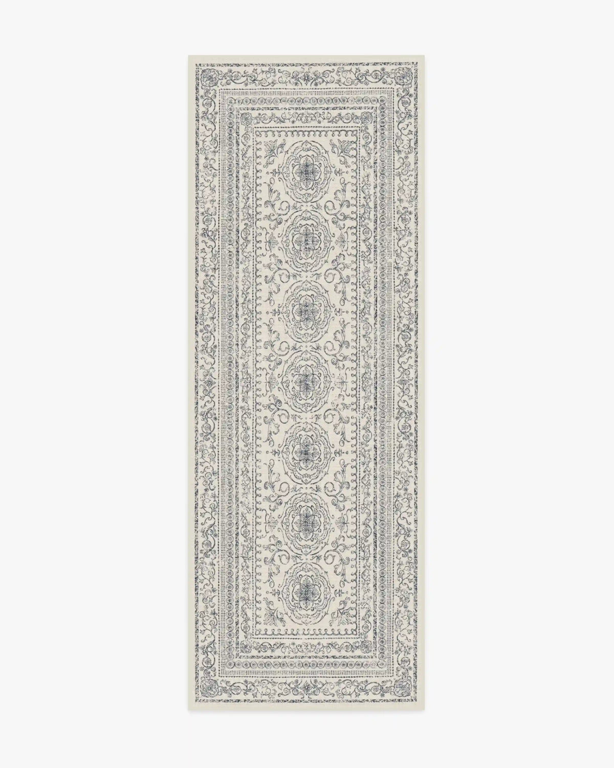 Gisele Ivory & Soft Charcoal Rug