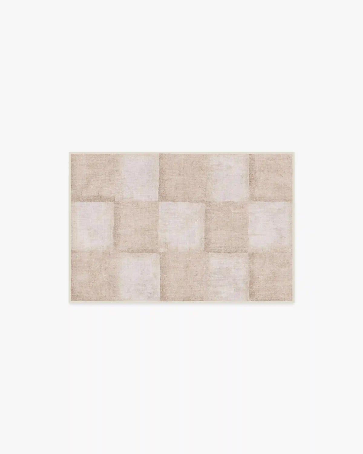 Hearth Check Neutral Rug