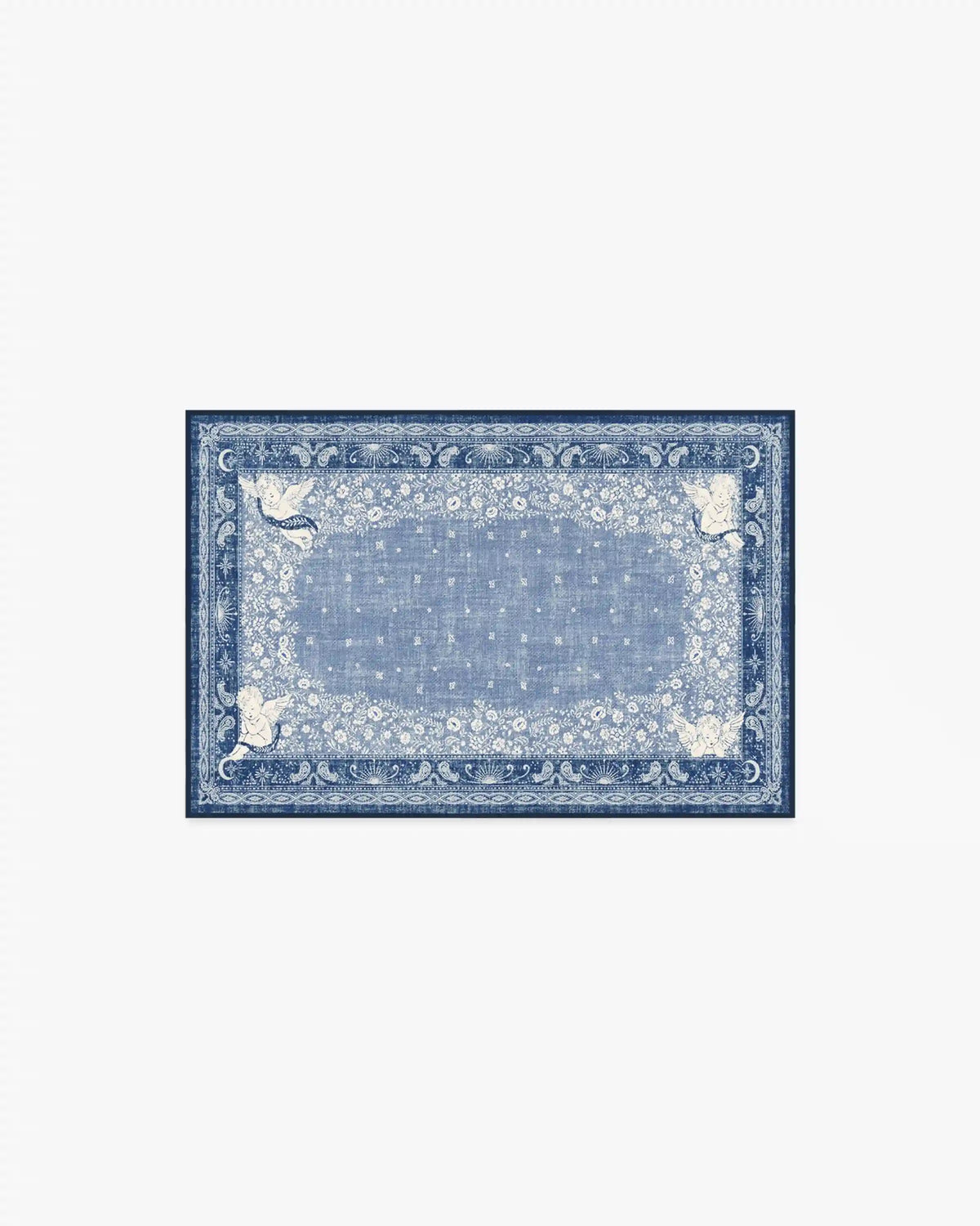 Humberto's Bandana Blue Rug by Humberto Leon