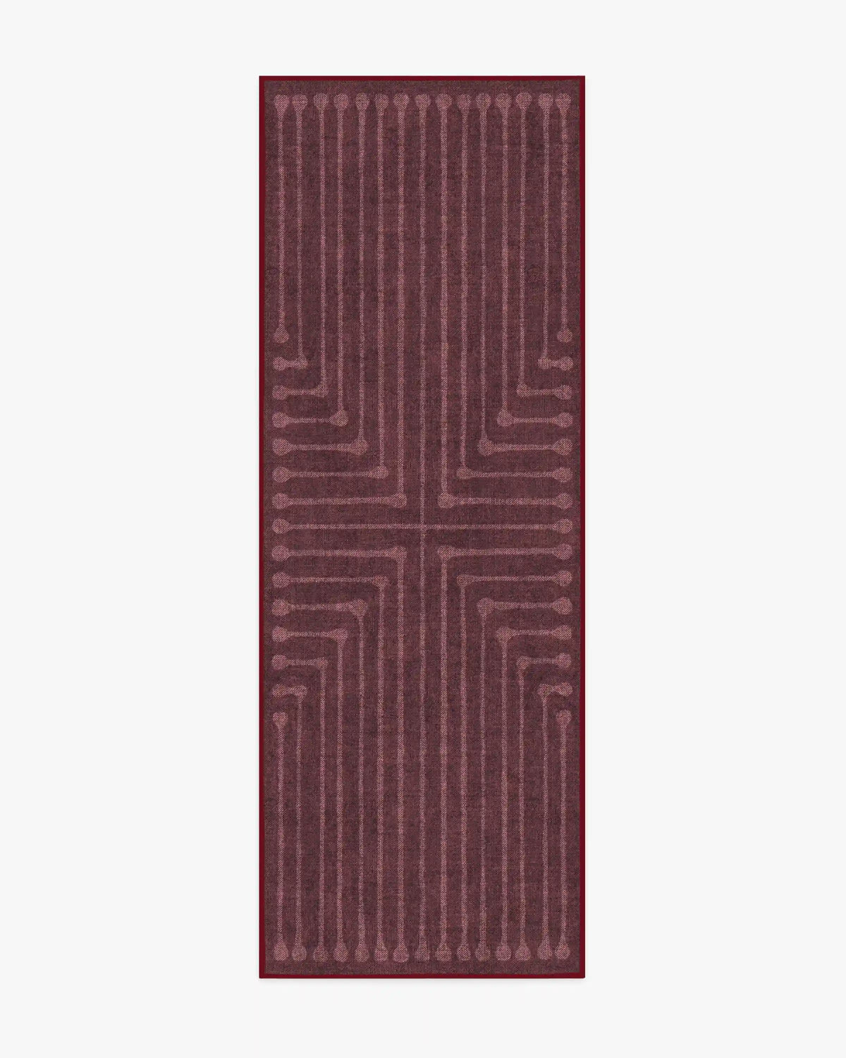 Inkdrop Burgundy Rug by Jonathan Adler