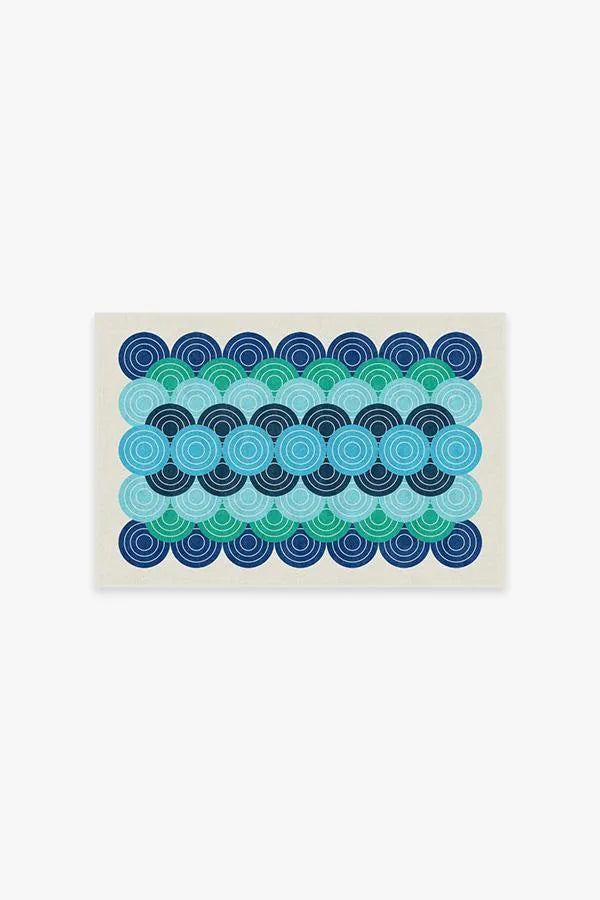 Biba Blue Green Rug by Jonathan Adler