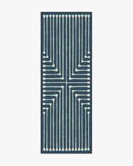 Inkdrop Lapis Blue Rug by Jonathan Adler