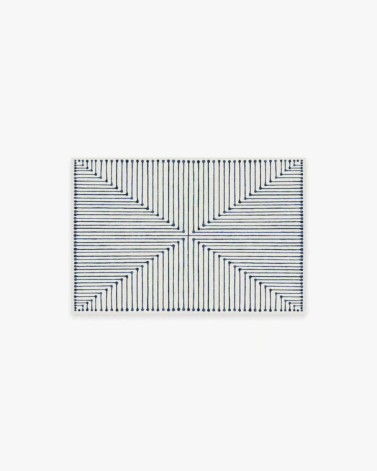 Inkdrop Slate Blue Rug by Jonathan Adler