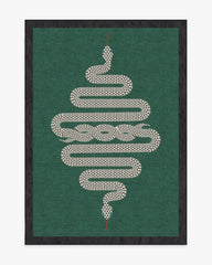 Venom Emerald Rug by Jonathan Adler
