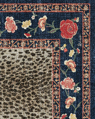Kensington Sapphire & Brown Rug by RIXO