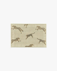 Leaping Cheetah Sand Rug by Scalamandré