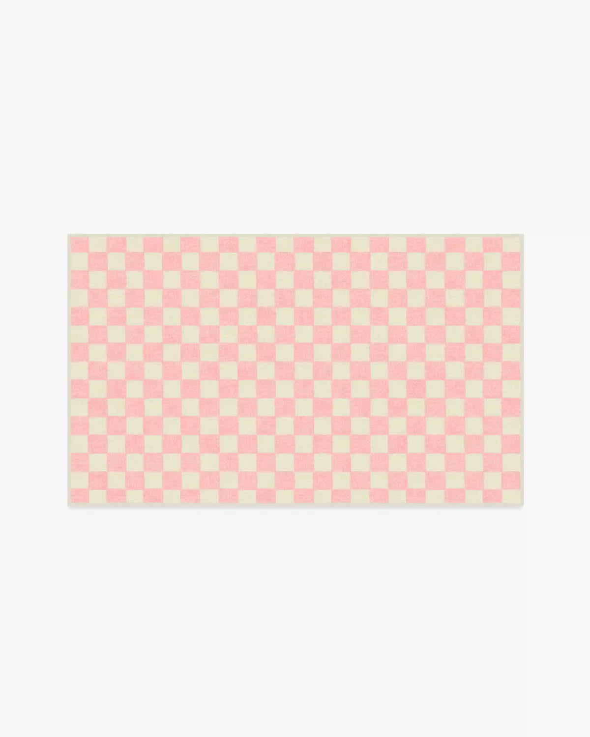 Let's Play Checkers Pink Rug