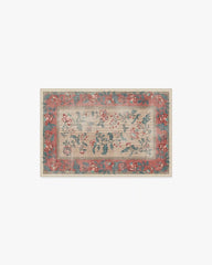 Lilou Currant & Teal Green Rug