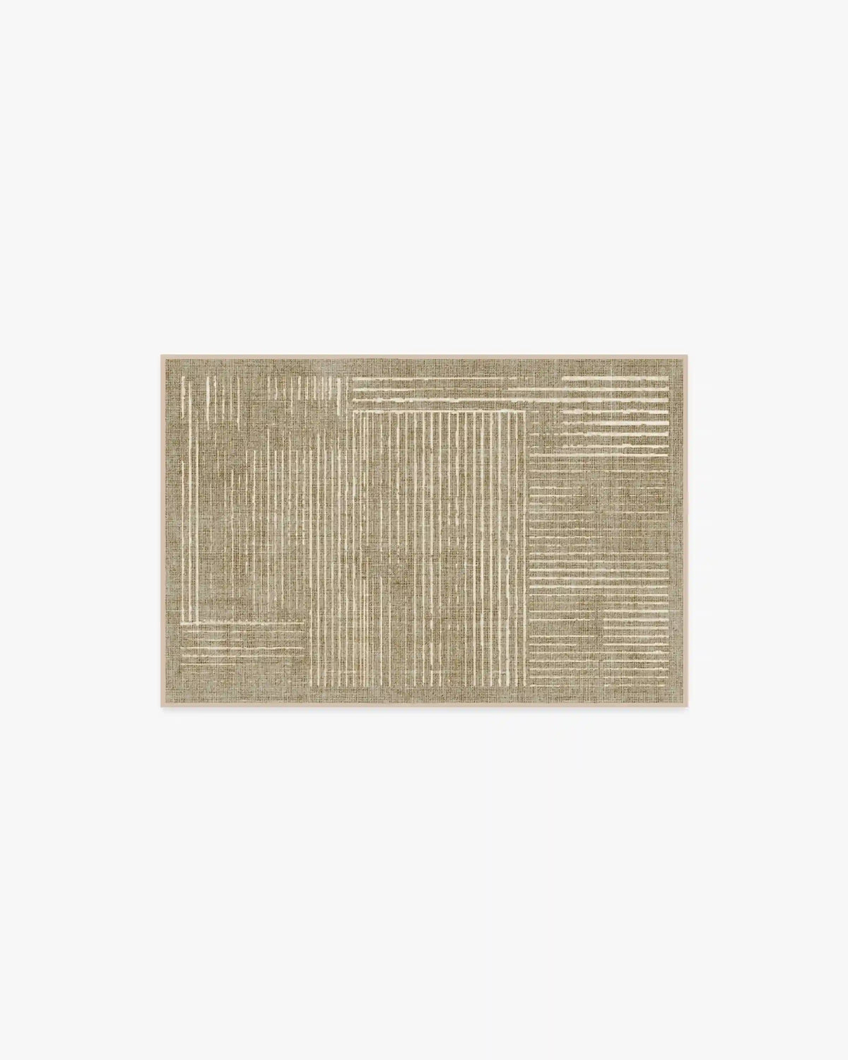 Linear Oasis Warm Taupe Rug